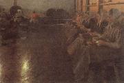 Anders Zorn In a Brewery oil on canvas